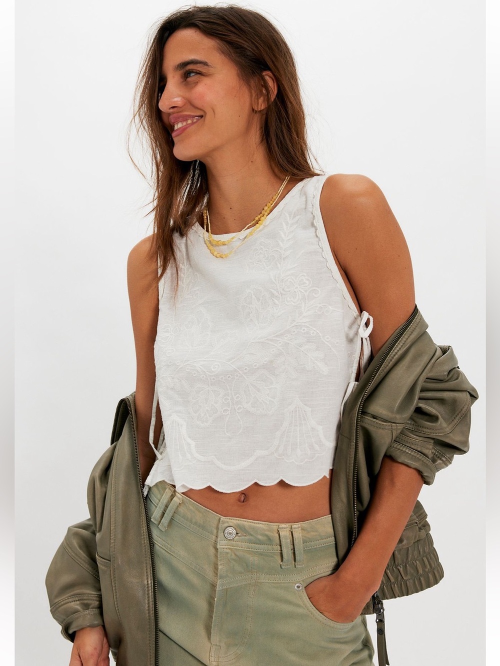 Free People Faded Gardens Tank